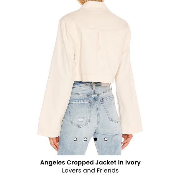 ANGELES CROPPED JACKET IN IVORY
Lovers + Friends
Color: Ivory
Size: M - Picture 3 of 3